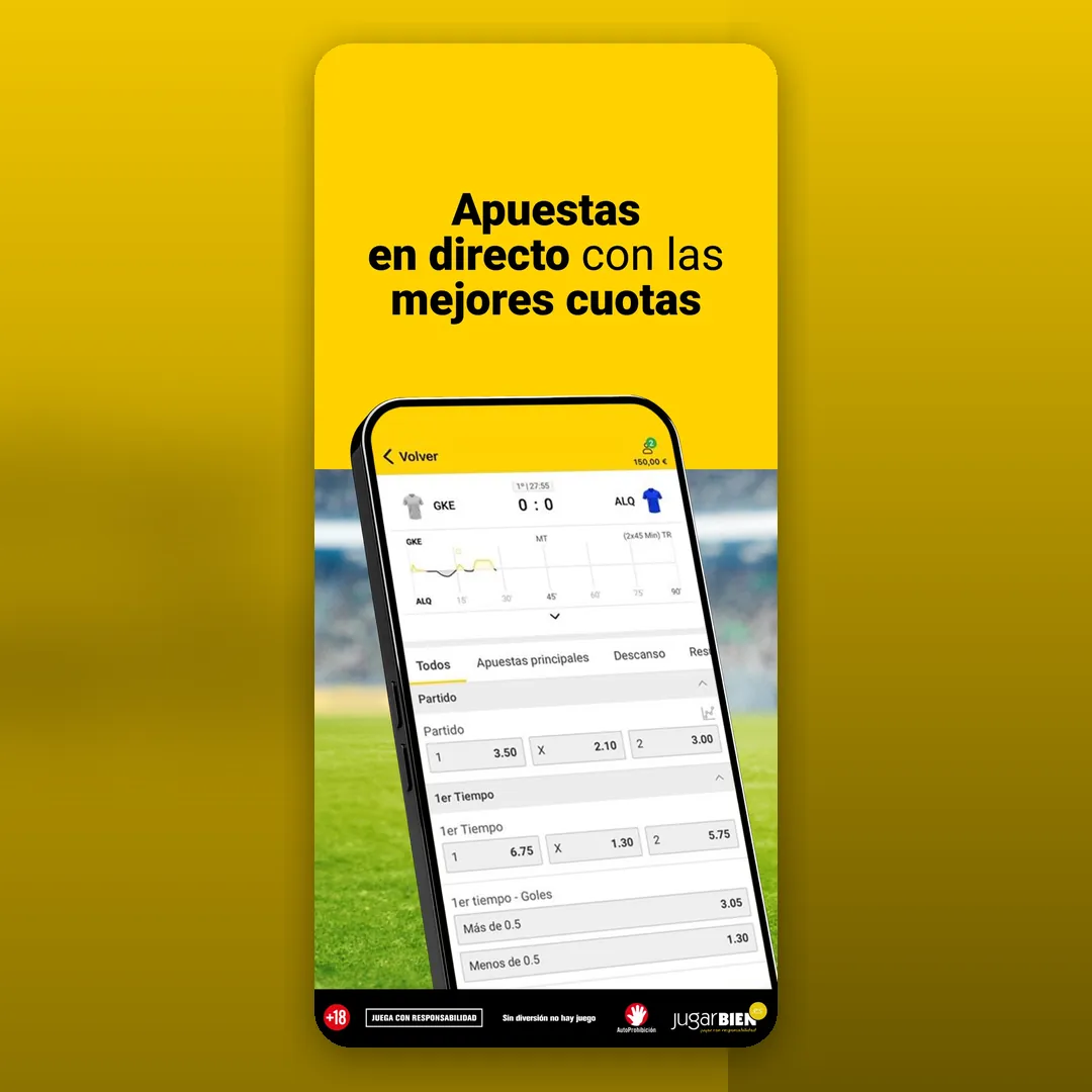 Captura oficial de la app de Interwetten en la App Store española